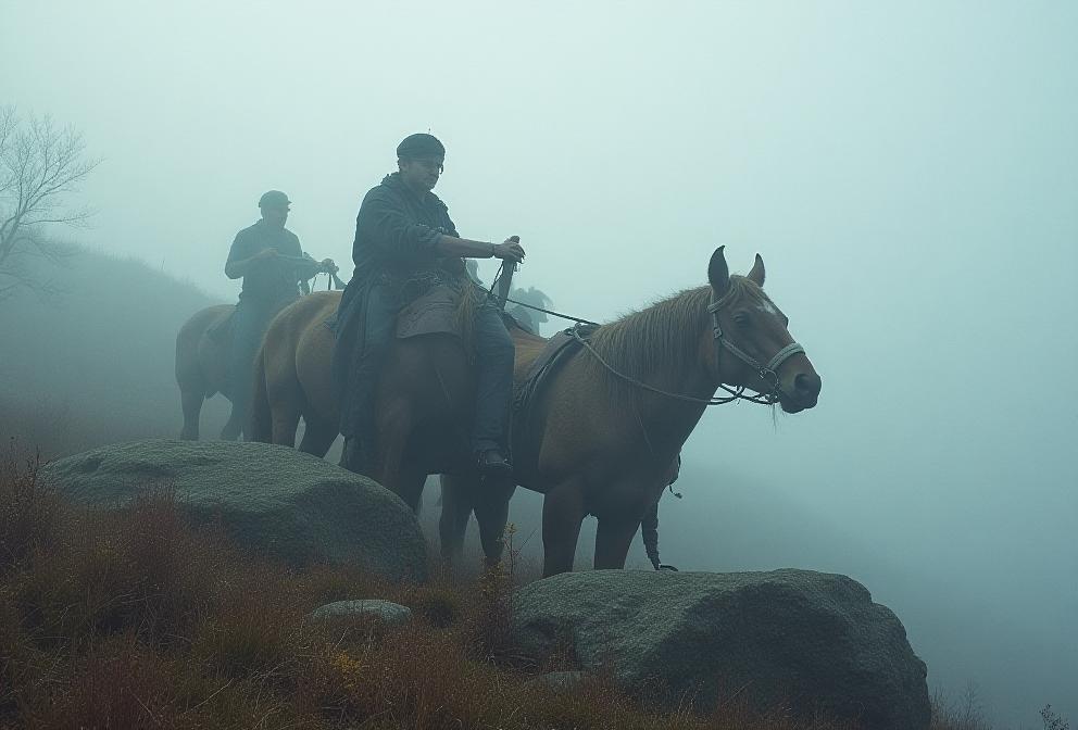 優雅なグランピングテントと予約カレンダーのオーバーレイ